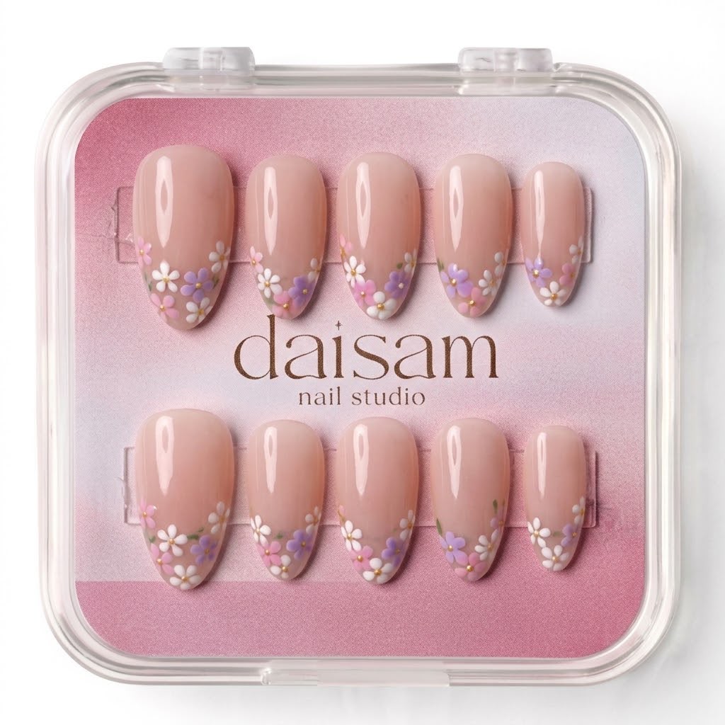 Diseño Jardín Lila en cajita DAISAM
