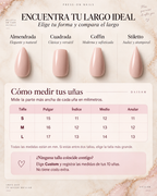 Guía DAISAM de formas de uñas y cómo medir tus uñas