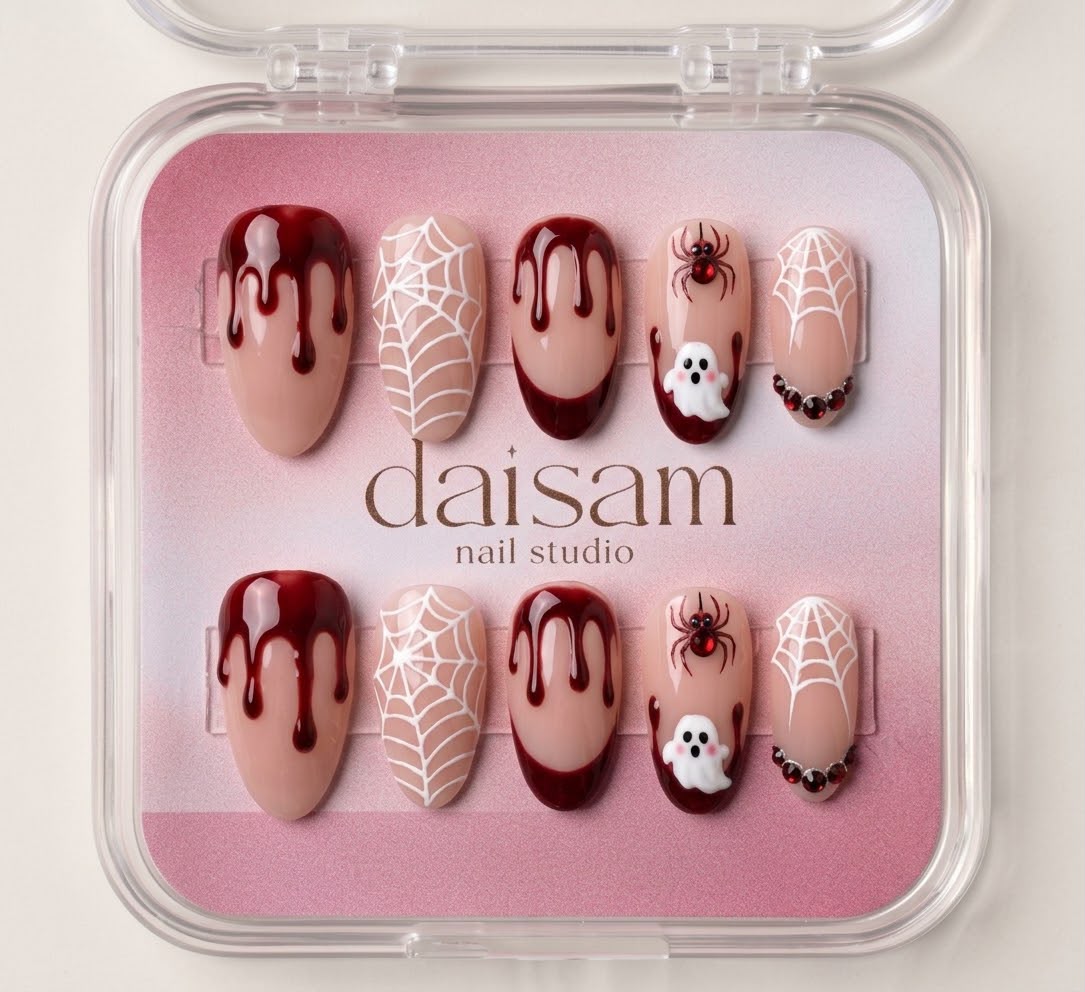 Diseño Fantasmas de Encaje en cajita DAISAM