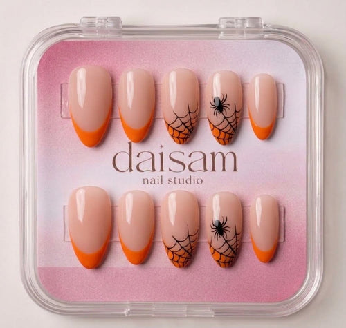 Diseño Araña Naranja en cajita DAISAM