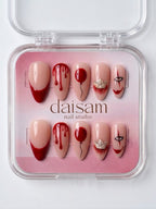 Diseño Goteo Escarlata en cajita DAISAM