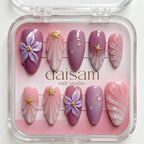 Lilac Tide press-on nails set Daisam