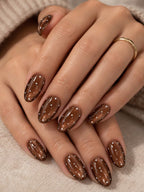 Mocha Sparkle en las manos