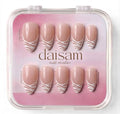 Wild French press-on nails set Daisam